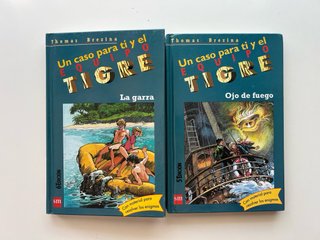 2 libros Equipo Tigre misterio y aventuras SM