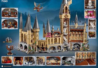 Castello di Hogwarts in stile Lego Harry Potter