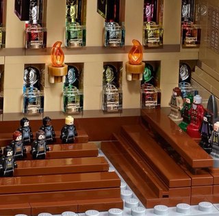 Castello di Hogwarts in stile Lego Harry Potter