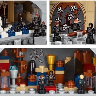 Castello di Hogwarts in stile Lego Harry Potter