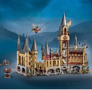 Castello di Hogwarts in stile Lego Harry Potter