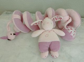 Peluche Bebé Conejo y Pájaro Espiral