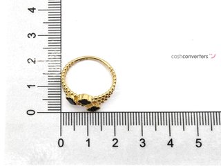 sortija oro 18k con piedra con circonita