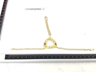 manita oro 18k con piedra con circonita