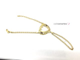 manita oro 18k con piedra con circonita