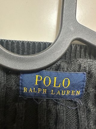 Sudadera Polo Ralph Lauren niña negra
