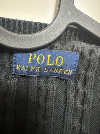 Sudadera Polo Ralph Lauren niña negra