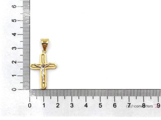 crucifijo oro 18k