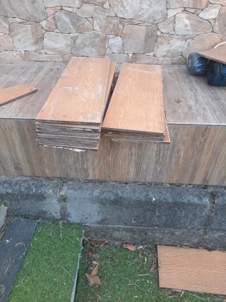 Baldosas imitación madera