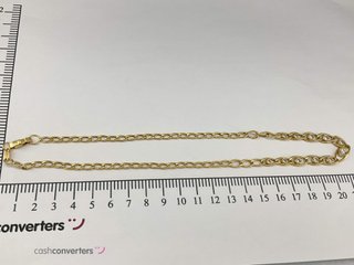collar oro 18k con piedra 21cm