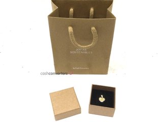 colgante oro 18k con piedra