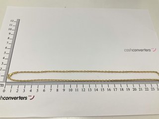 cadena oro 18k 25cm