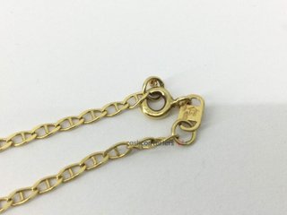 cadena oro 18k 18cm