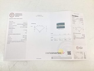 sortija oro 18k con diamante de laboratorio