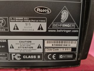 Mesa de Sonido Behringer Eurodesk SX4882