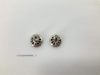 pendientes oro 18k con piedra con diamante