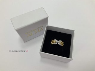 anillo oro 18k con piedra