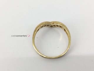 anillo oro 14k con circonita