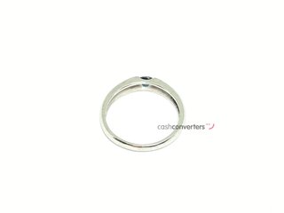 anillo oro 18k con piedra con zafiro