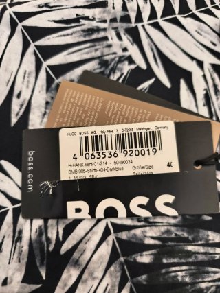 Camisa Boss Estampada Talla M