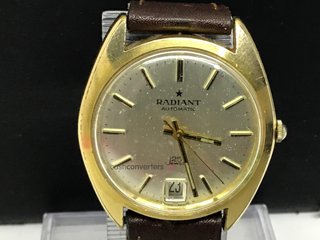 reloj pulsera caballero radiant 25 jewels automatic