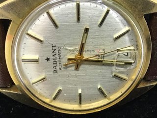 reloj pulsera caballero radiant 25 jewels automatic