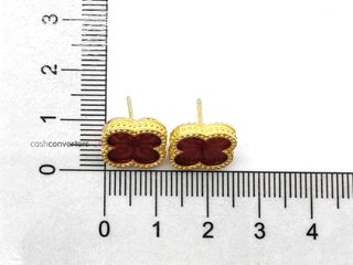 pendientes plata 925mm con piedra con malaquita