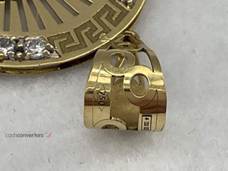 colgante oro 18k con piedra