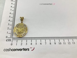 colgante oro 18k con piedra
