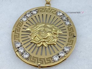 colgante oro 18k con piedra