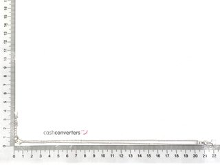 gargantilla plata 925mm con piedra con circonita 22cm