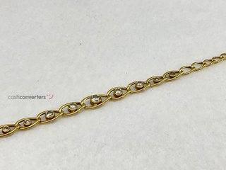 pulsera oro 18k con piedra