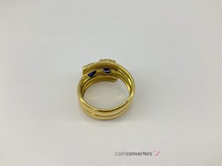 anillo oro 18k con piedra
