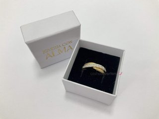 anillo oro 18k con piedra