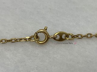 cadena oro 18k 25cm