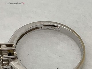 anillo oro 18k con piedra