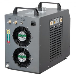 Enfriador de Agua Industrial, CW-5200, Sistema de Enfriamiento de Agua Industrial con Compresor Incorporado, Capacidad del Tanque de Agua de 7L, Tasa de Flujo Máxima de 18 L/min, para Máquina de G...