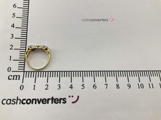 anillo oro 18k con piedra