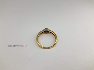 anillo oro 18k con piedra