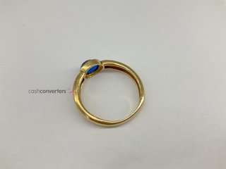 anillo oro 18k con piedra