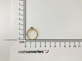 anillo oro 18k con piedra