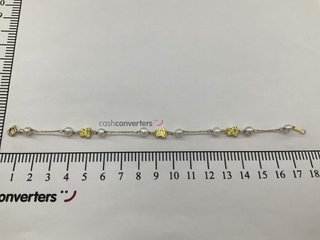 pulsera oro 18k con piedra