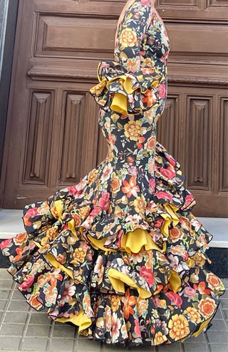 Traje de Flamenca Talla 38-40 Elástico