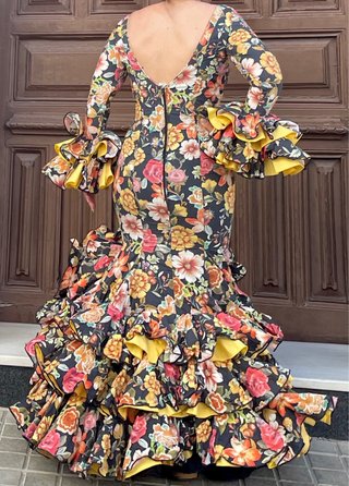 Traje de Flamenca Talla 38-40 Elástico
