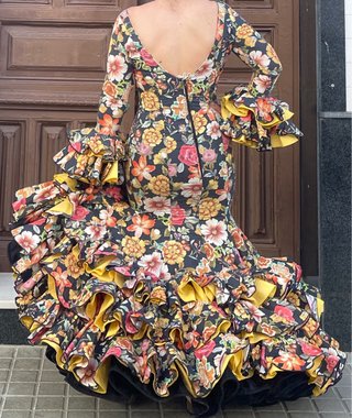 Traje de Flamenca Talla 38-40 Elástico