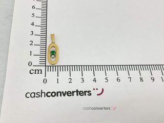 colgante oro 18k con diamante