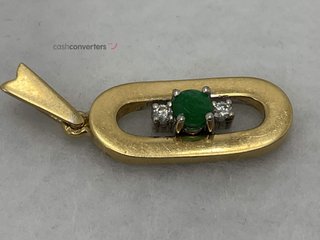 colgante oro 18k con diamante