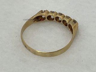 anillo oro 18k con piedra