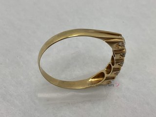 anillo oro 18k con piedra