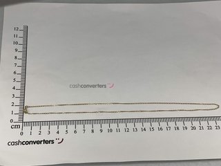cadena oro 18k 23cm